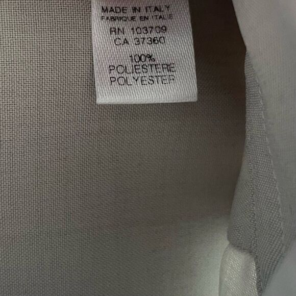 Armani Collezioni Smooth Knit Button Front Shirt Mud Size L Quiet Luxury - Picture 8 of 10